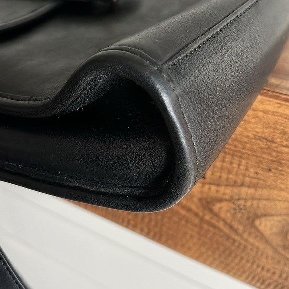 Coach Black Messenger Scout Vintage Bag with Structured Shape and Long S… - Picture 8 of 11